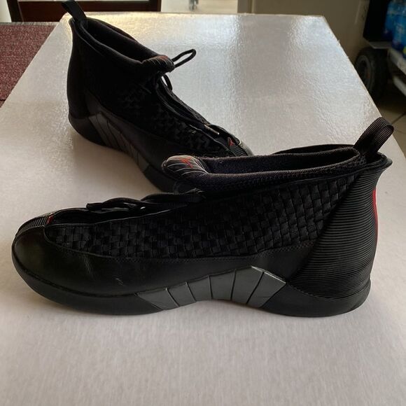 AIR JORDAN 15 Retro Stealth 17 Men’s Black Shoes Size 12